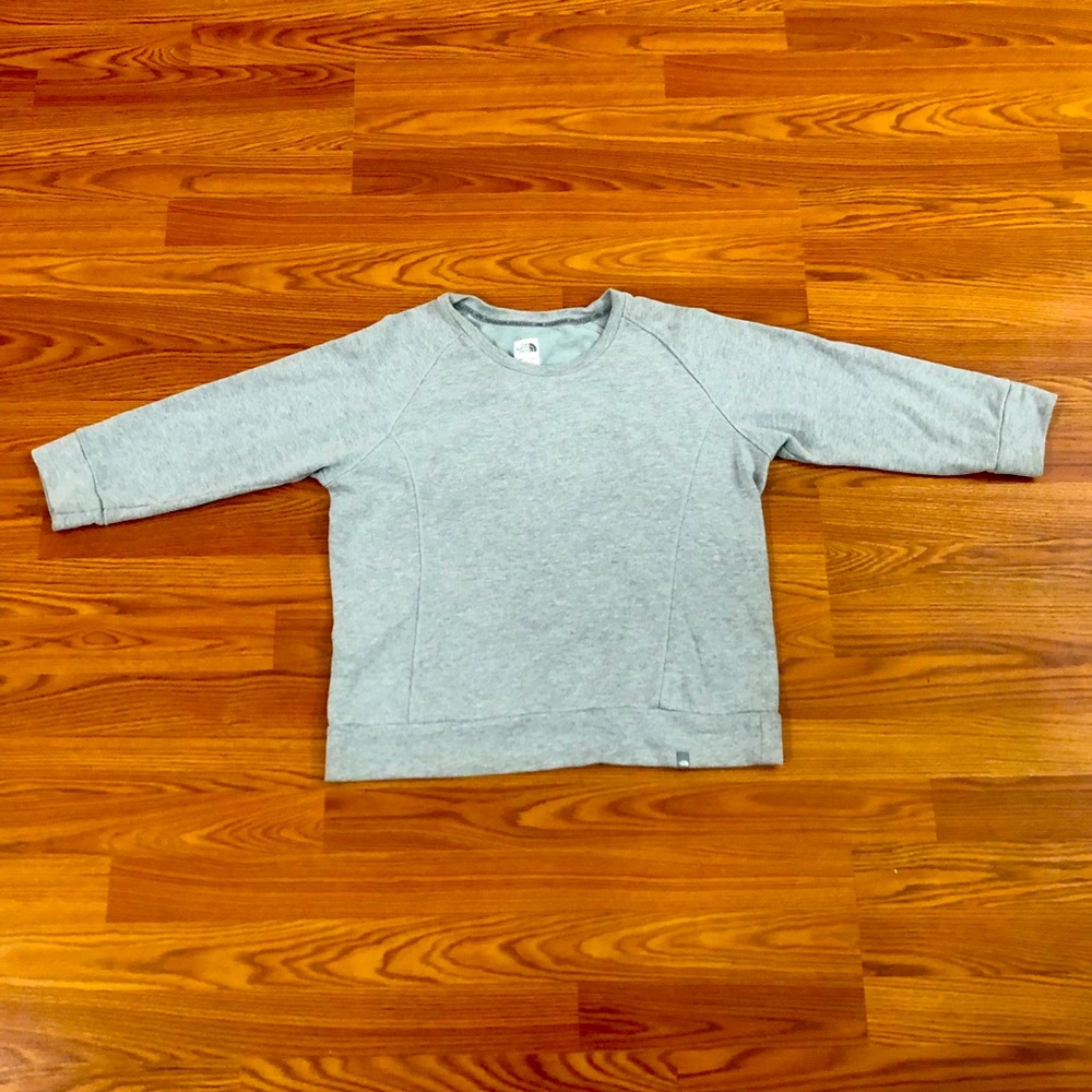 🗻Grey North Face Light Crew Neck Sweater